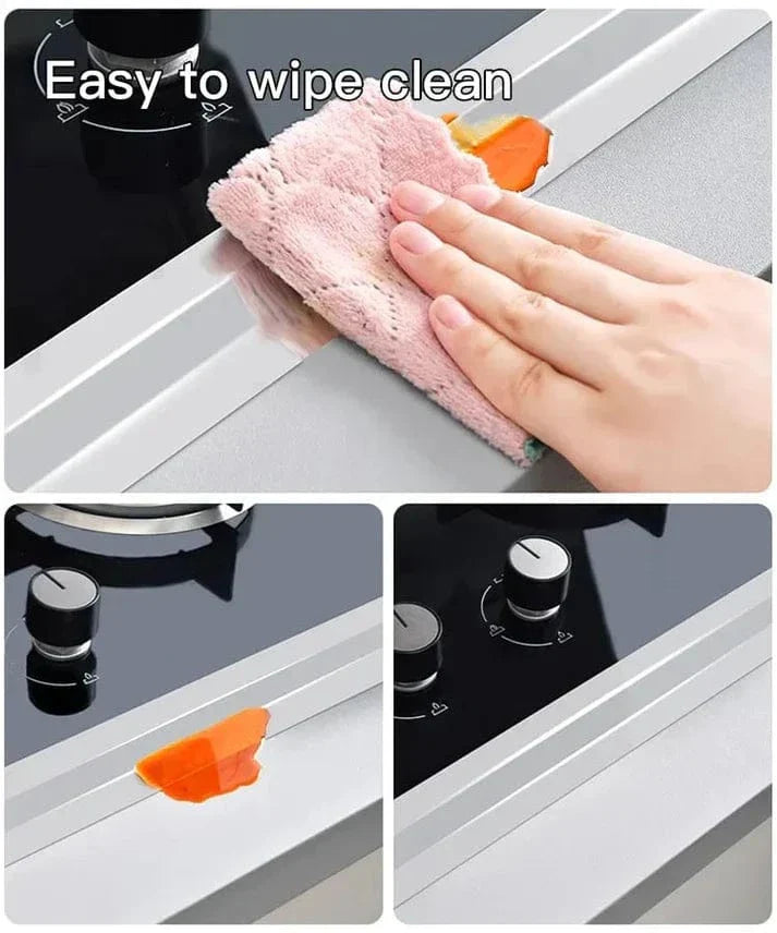 Kitchen Oil-proof and fireproof Stickers | Waterproof Tape Insulation Duck Tape Rubber Heat Resistant Tape - Pack of 1 - Kitchen Oil-proof and fireproof Stickers