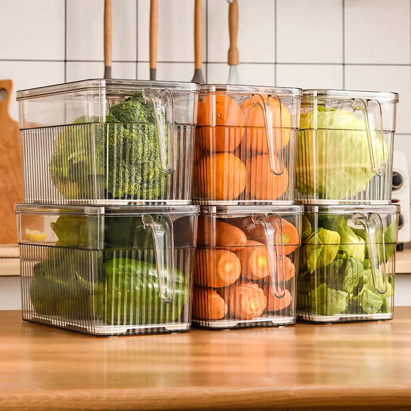 Kitchen Storage Basket (Pack of 6) | Plastic Container Basket For Kitchen Storage Containers Food Storage - Pack of 6 - Kitchen Storage Basket (Pack of 6)