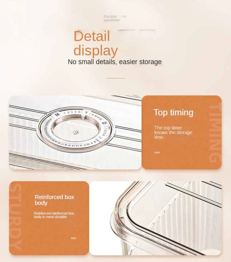 Kitchen Storage Basket (Pack of 6) | Plastic Container Basket For Kitchen Storage Containers Food Storage - Pack of 6 - Kitchen Storage Basket (Pack of 6)