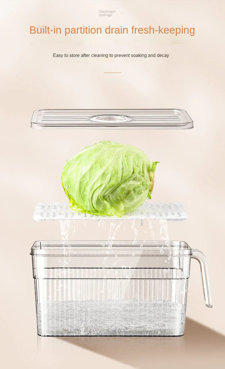 Kitchen Storage Basket (Pack of 6) | Plastic Container Basket For Kitchen Storage Containers Food Storage - Pack of 6 - Kitchen Storage Basket (Pack of 6)