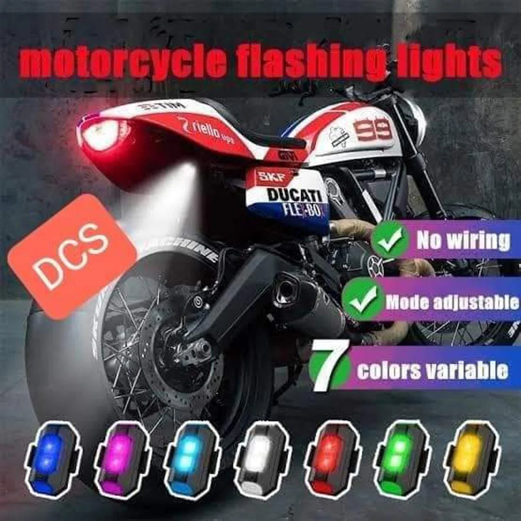 Led Light Bike Night Usb Light Outdoor Car Light Signal Helmet Light - Helmet Exterior Night Signal Light With USB(Pack Of 2) - Exterior Night Signal Light With USB (Pack Of 2)