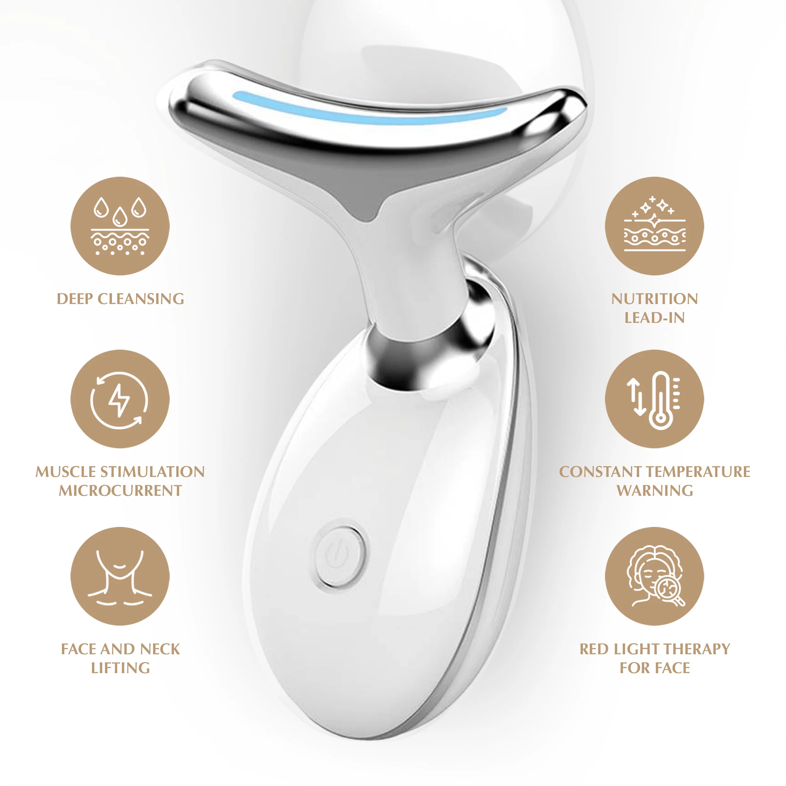 Lift Face Double Chin Removal Facial Machine Wrinkle Removal - Face Wrinkle and Neck Massager