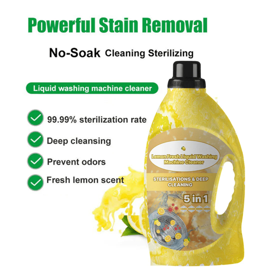 Liquid Washing Machine Cleaner (Pack of 3) | Washing Machine Cleaner Laundry Clothes Washer Drum Cleaning - Liquid Washing Machine Cleaner (Pack of 3)