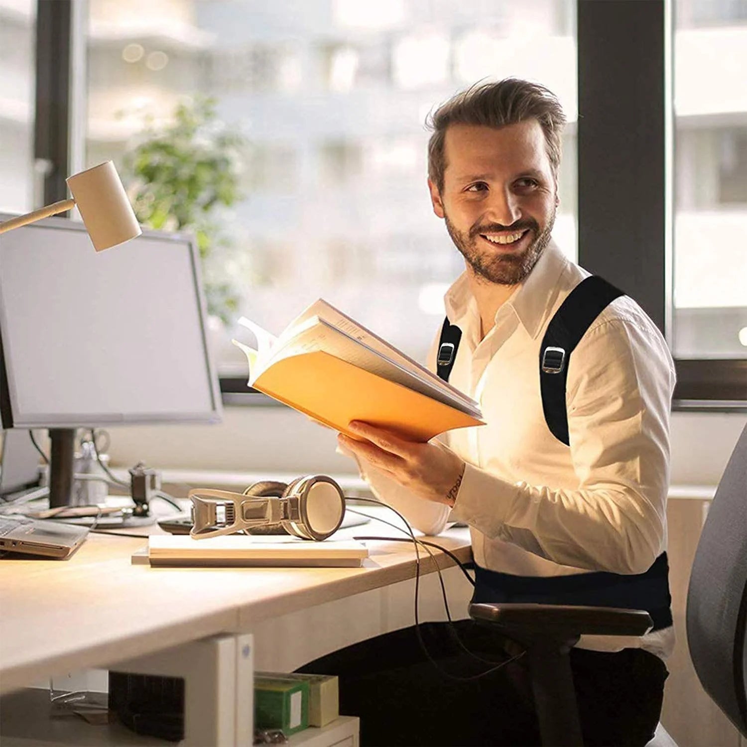 Magnetic Posture Corrector Back Support Belt Posture Trainer  - Posture Corrector - S - Posture Corrector