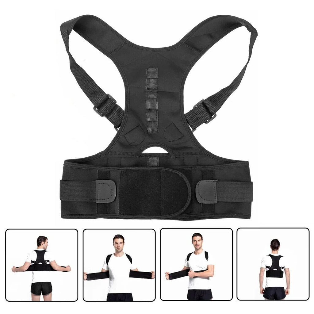 Magnetic Posture Corrector Back Support Belt Posture Trainer  - Posture Corrector - S - Posture Corrector