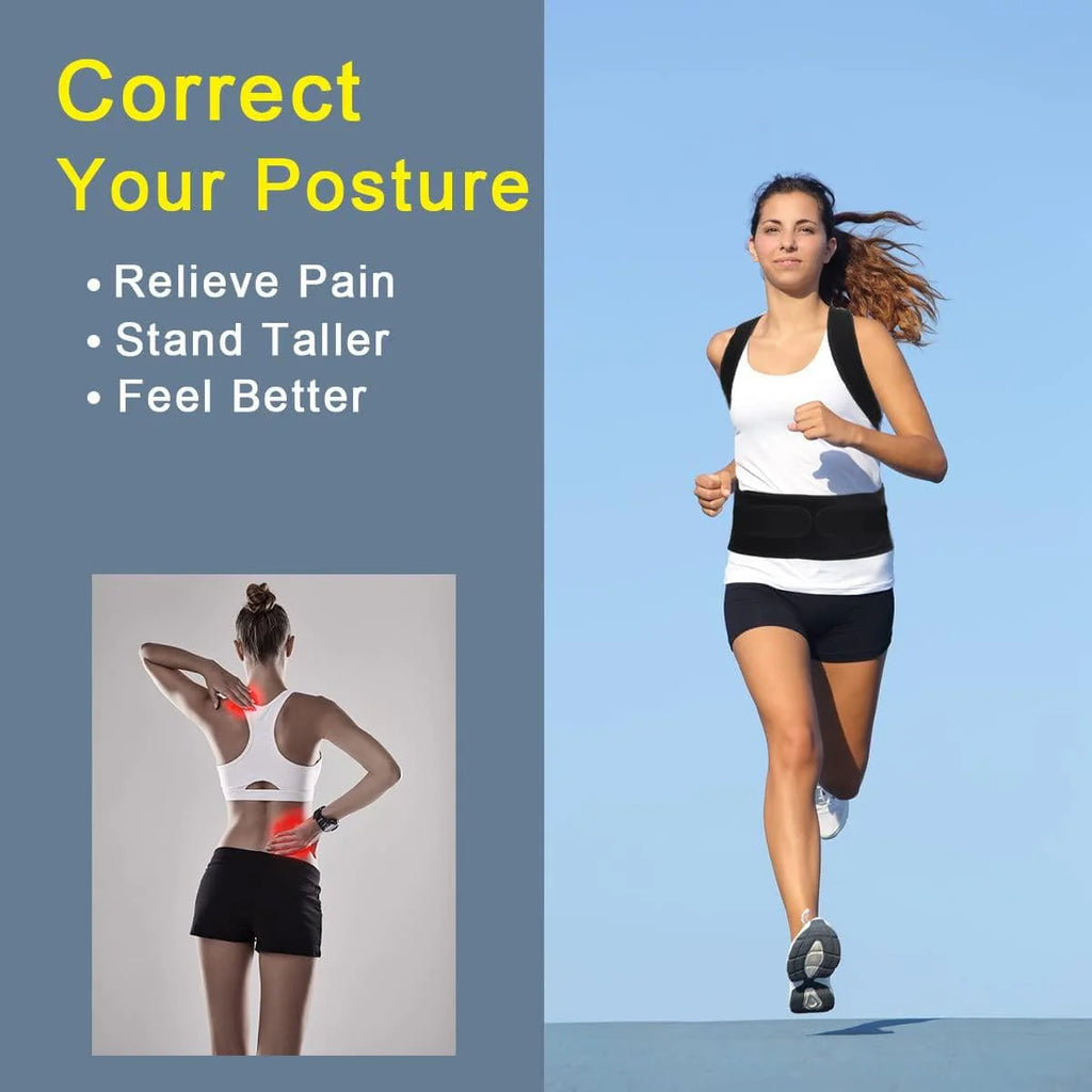 Magnetic Posture Corrector Back Support Belt Posture Trainer  - Posture Corrector - S - Posture Corrector