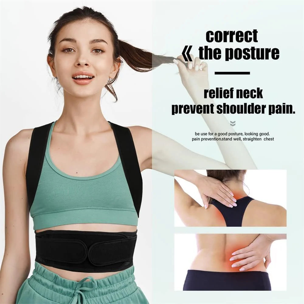 Magnetic Posture Corrector Back Support Belt Posture Trainer  - Posture Corrector - S - Posture Corrector