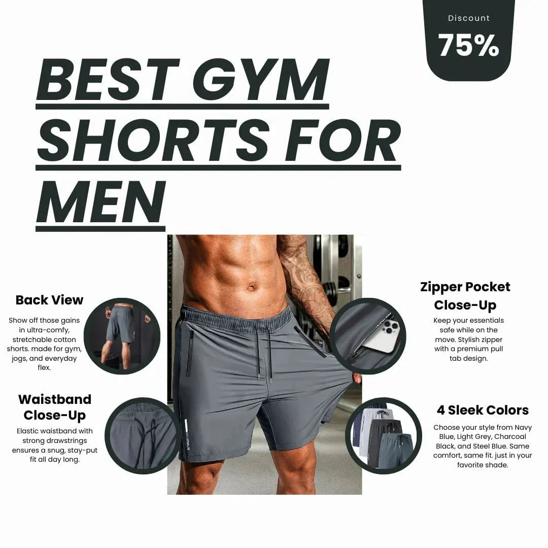 Mens Cotton Shorts Menswear Short For Running Stylish Combo | Pack of 4 - M - Men's Stretchable Cotton Shorts for Summers (Pack of 4)