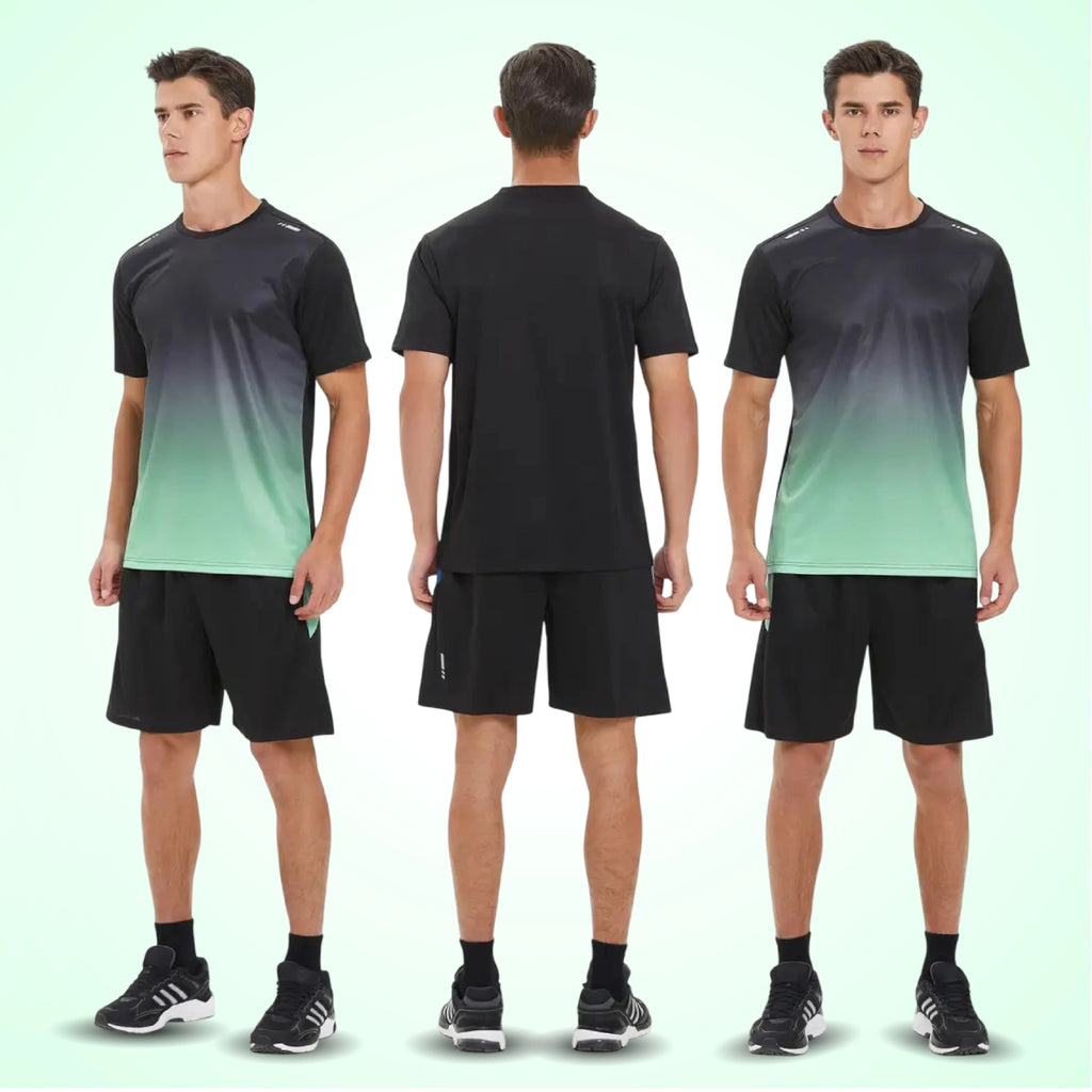 Men's Quick-Drying 2-Piece Set️ | Shorts For Men Gym Menswear Inside Active Wear Short Running - M - Men's Outdoor Sports Quick-Drying 2-Piece Set
