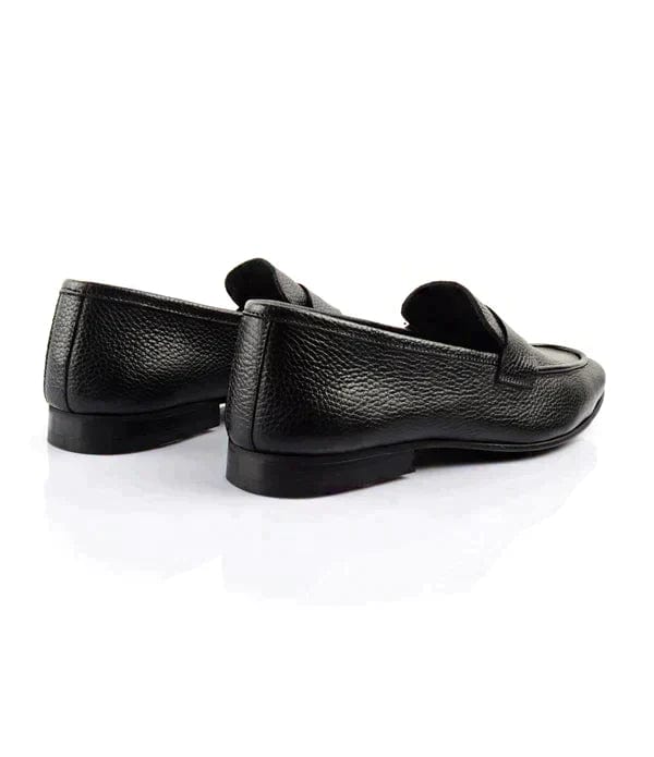 Men's Shoes Slip On Loafers Leather Shoe Men Slipon Shoes  - Handmade Milled Penny Loafers - 6 - Handmade Milled Penny Loafers