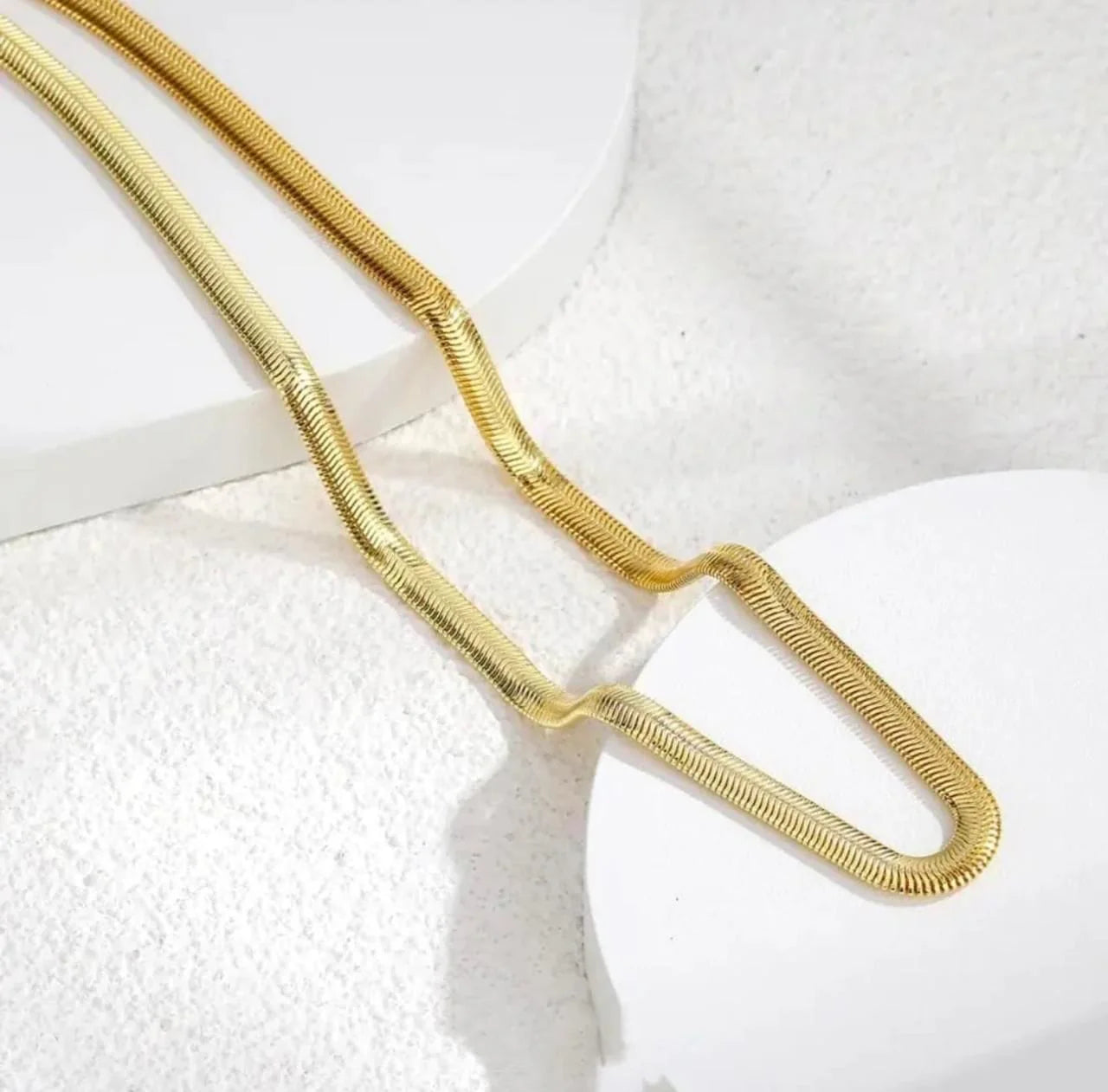 Men's Snake Chain | Mens Gold Chin Snake Choker For Men Jewellery - Men's Snake Chain