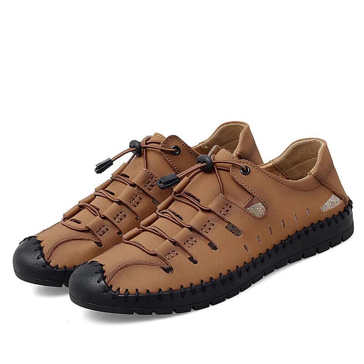 Men's Stylish Casual Sandal Shoes - Brown  - 6 - Men's Stylish Casual Sandal Shoes