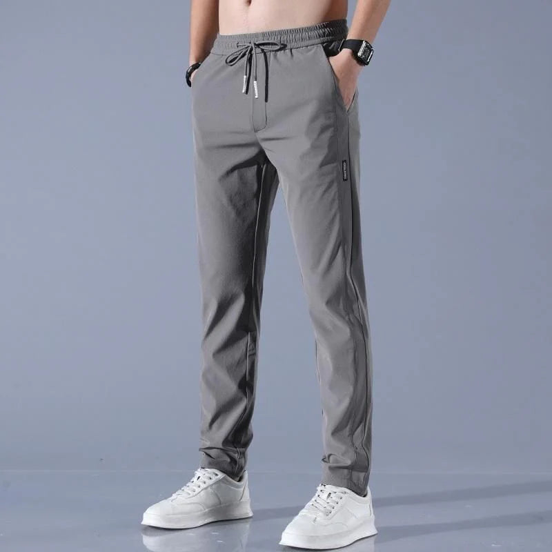 Men's Track Pants - Track Pants Tracksuits Of Men Lycra Black Pants - Gray - S - Men's Track Pants