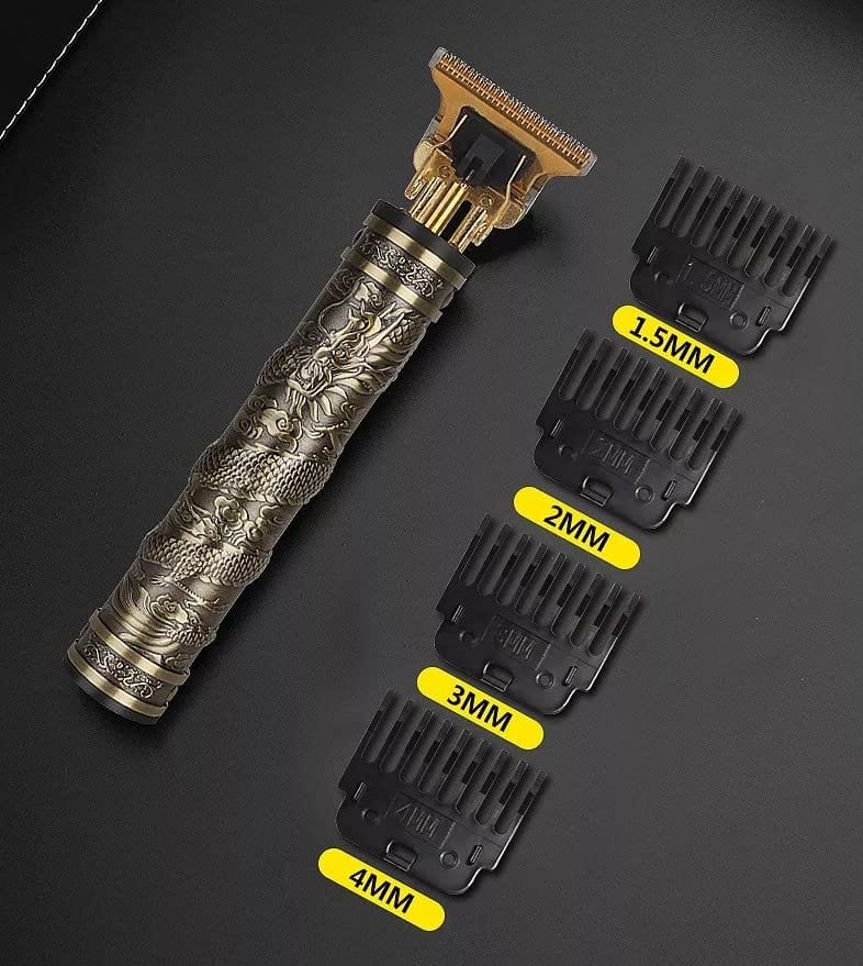 Mens Trimmer Beard Clipper Cutting Machine Hair Shaving Razor - Professional 6 in 1 Trimmer - With 4 Attachments - Professional 6 in 1 Trimmer