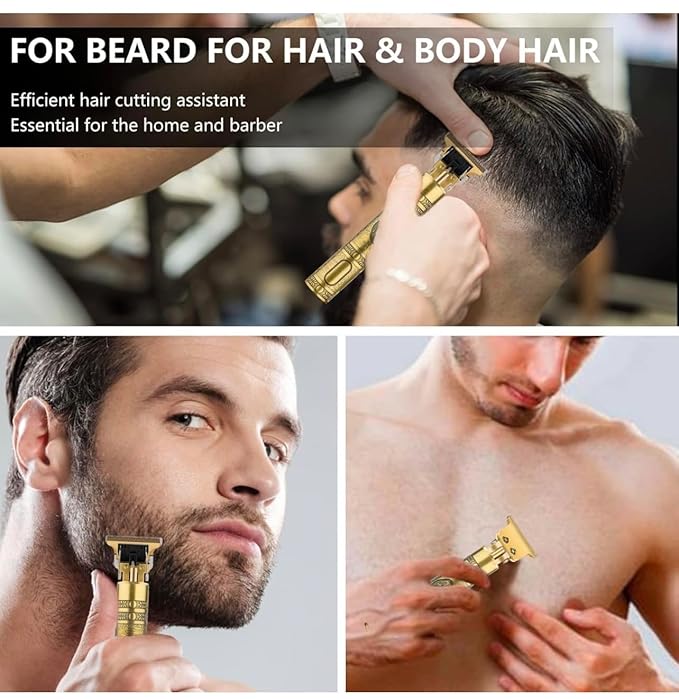 Mens Trimmer Beard Clipper Cutting Machine Hair Shaving Razor - Professional 6 in 1 Trimmer - With 4 Attachments - Professional 6 in 1 Trimmer