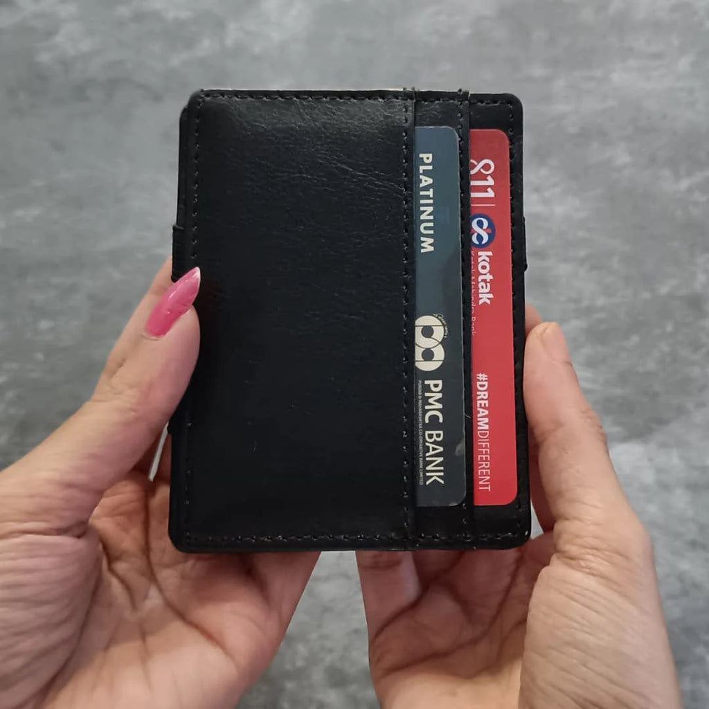 Mens wallet Best Bifold Leather Money Clip Wallets for men - Bifold Money Clip Wallet - Brown - Bifold Money Clip Wallet