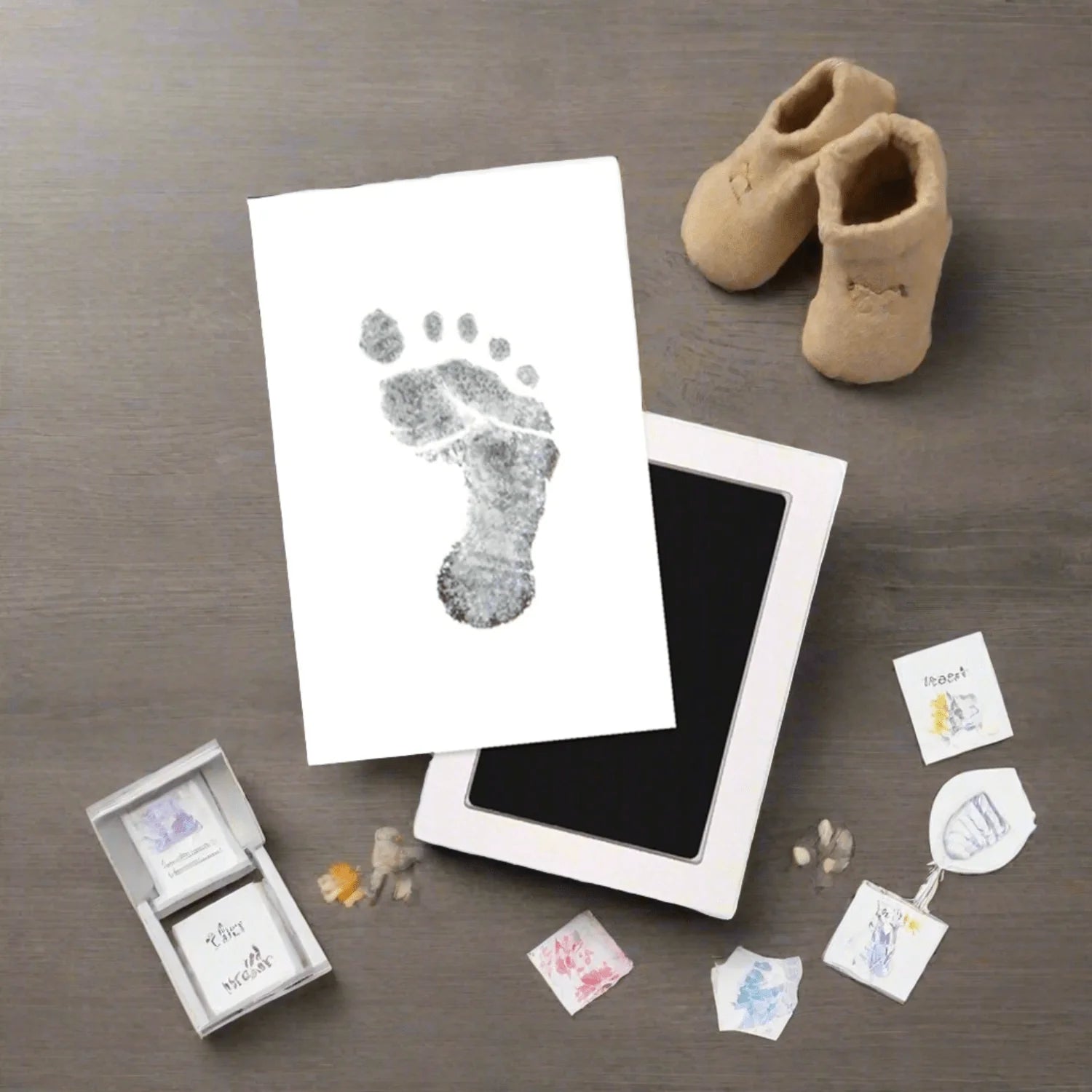 Mess-Free Baby Footprint Kit | Baby Products Gifts Care Babyshower Newborn Baby Items - Mess-Free Baby Footprint Kit
