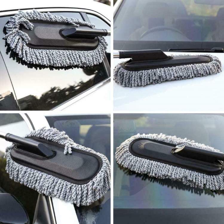 Microfiber Car Cloths Cleaning Kit Interior Products Brush - Microfiber Telescopic Car Top Duster - Microfiber Telescopic Car Top Duster