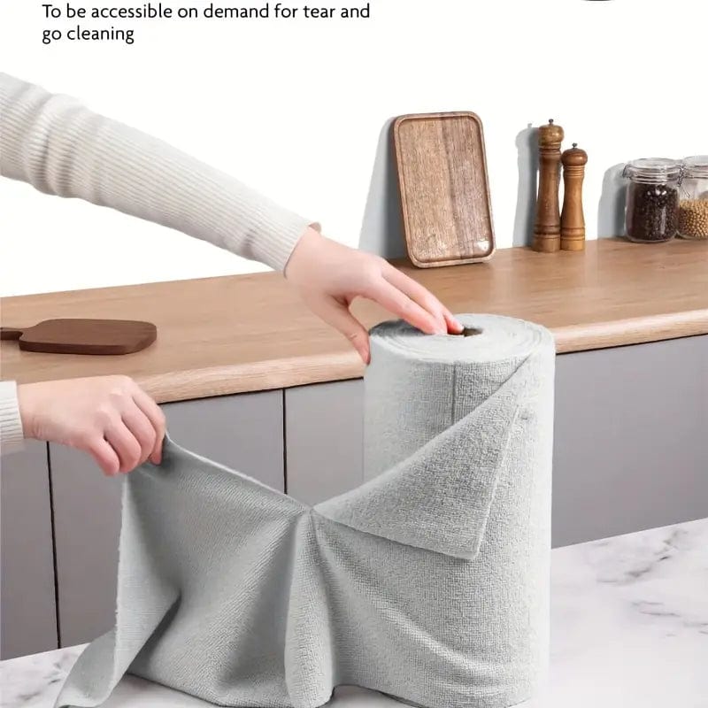 Microfiber Cleaning Cloth Roll | Microfiber Cloth Dust Cleaning Dusting Glass Kitchen Wiping Clothes - Microfiber Cleaning Cloth Roll