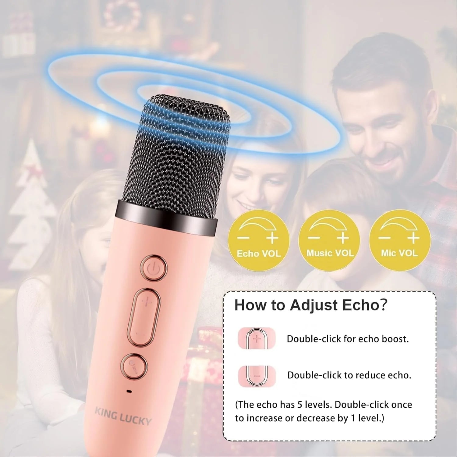 Mini Karaoke Speakers with Wireless Mic | Microphone And Speaker Wireless Mic Bluetooth Speakers - Mini Karaoke Speakers with Wireless Mic