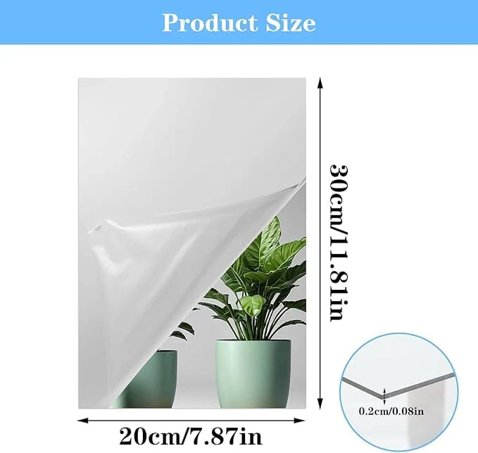 Mirror Sticker for Wall (Oval+Rectangular) - Pack of 2