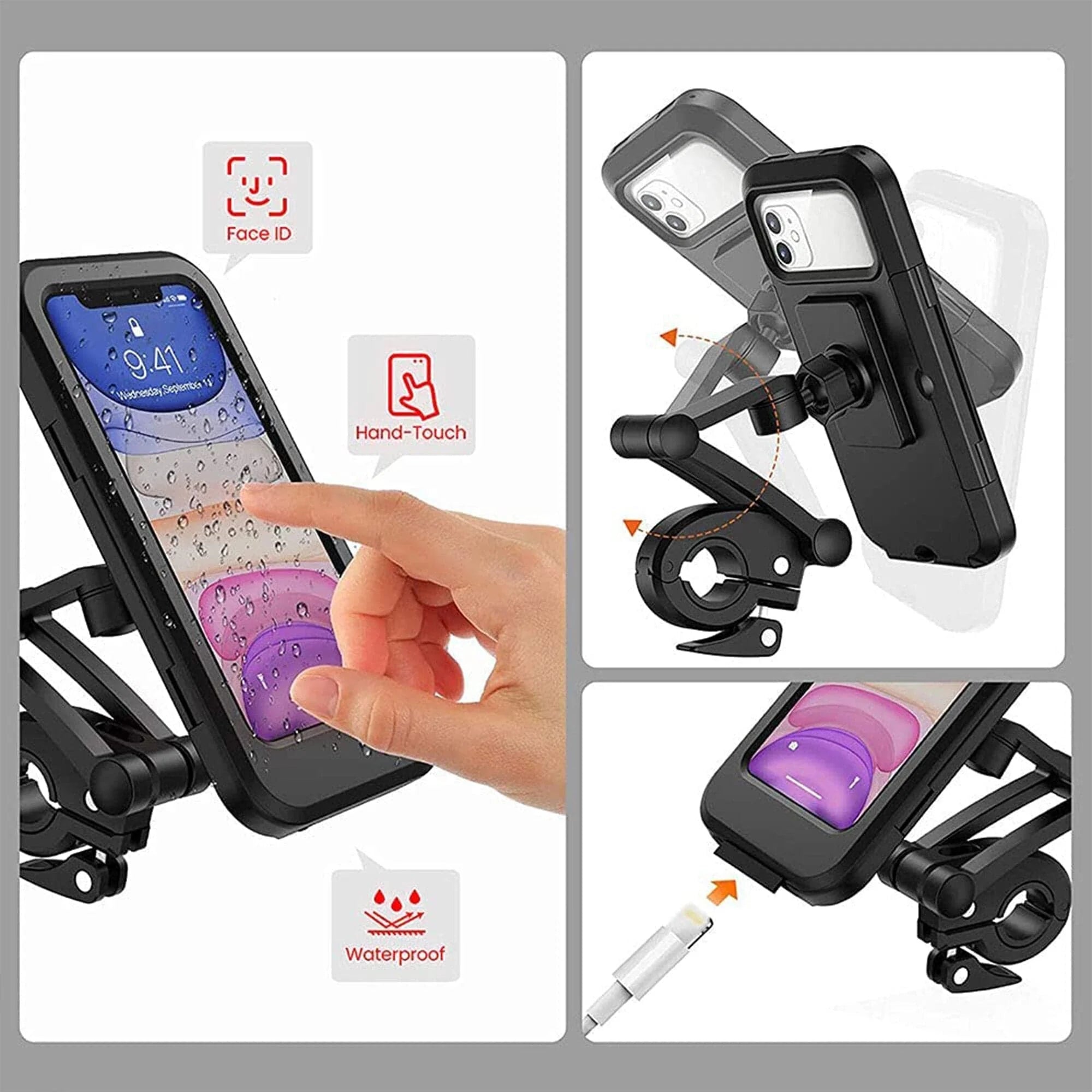 Mobile Holder For Bike Phone Holder On Bike Bicycle Mobile Holder - Bike Phone Holder - Bike Phone Holder