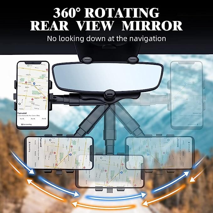 Mobile Stand Phone Holder Mobile Phone Holder Stand Cell Clip Holder - Rearview Mirror Phone Holder - Rearview Mirror Phone Holder