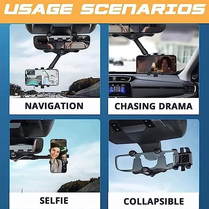 Mobile Stand Phone Holder Mobile Phone Holder Stand Cell Clip Holder - Rearview Mirror Phone Holder - Rearview Mirror Phone Holder