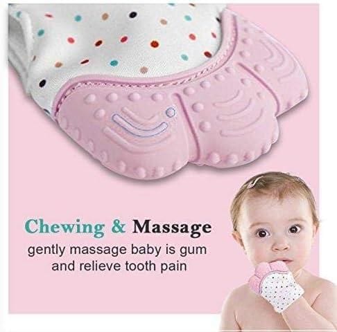 Molar Teething Toys for Infants Teether Pain Silicone Toy - Teething Glove - Teething Glove