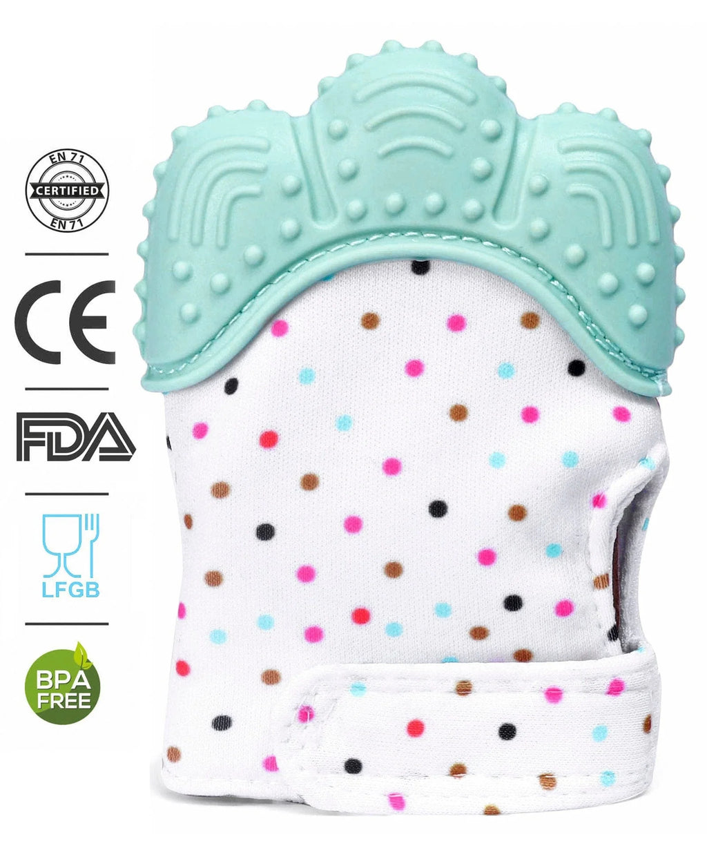 Molar Teething Toys for Infants Teether Pain Silicone Toy - Teething Glove - Teething Glove