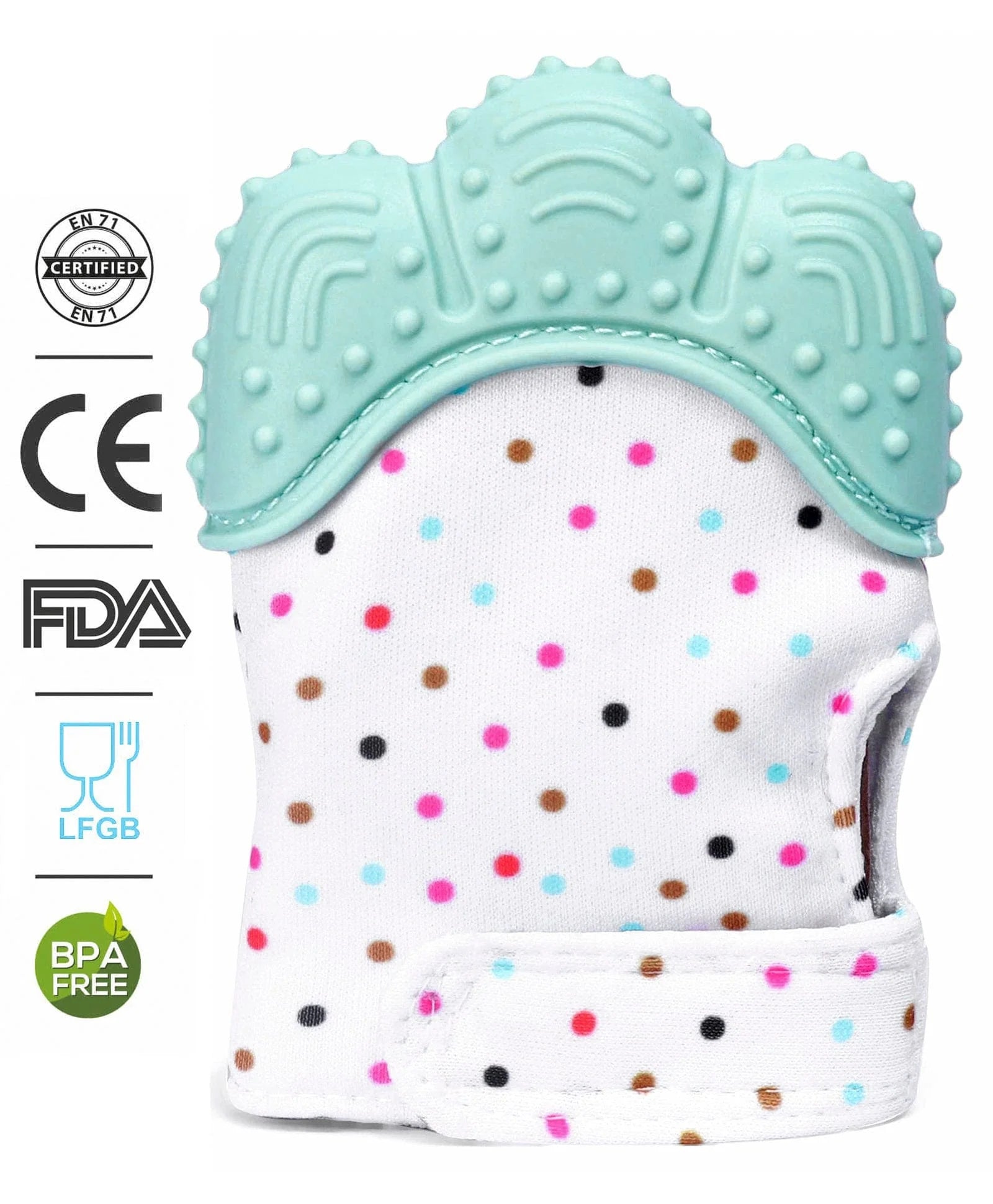 Molar Teething Toys for Infants Teether Pain Silicone Toy - Teething Glove - Teething Glove