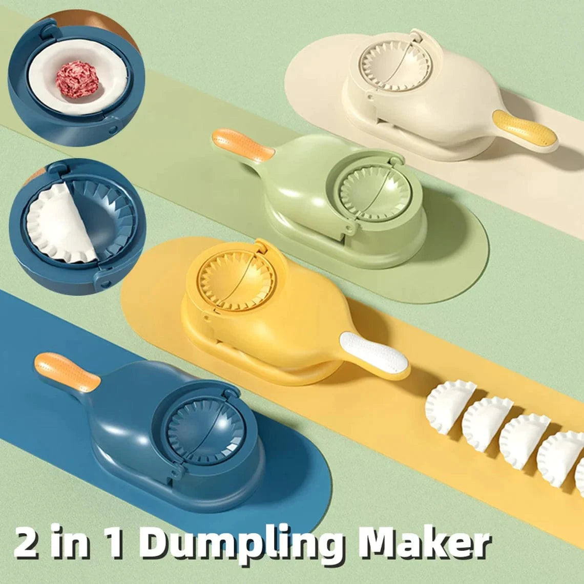 Momos Making Machine Dumpling Maker 2 in 1 Dumpling Mould Press  - Dumpling Maker - Dumpling Maker