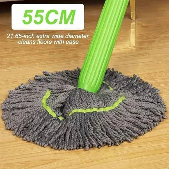 Mop Cleaning Floor Washing Spinning Microfiber Twisting Mop - Self-twisting Water Rotating Mop