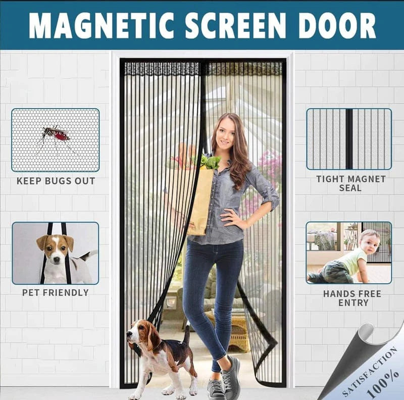 Mosquito Net For Windows And Doors Mesh Door Window Nets  - The Smart Magic Mesh - Smart Magic Mesh