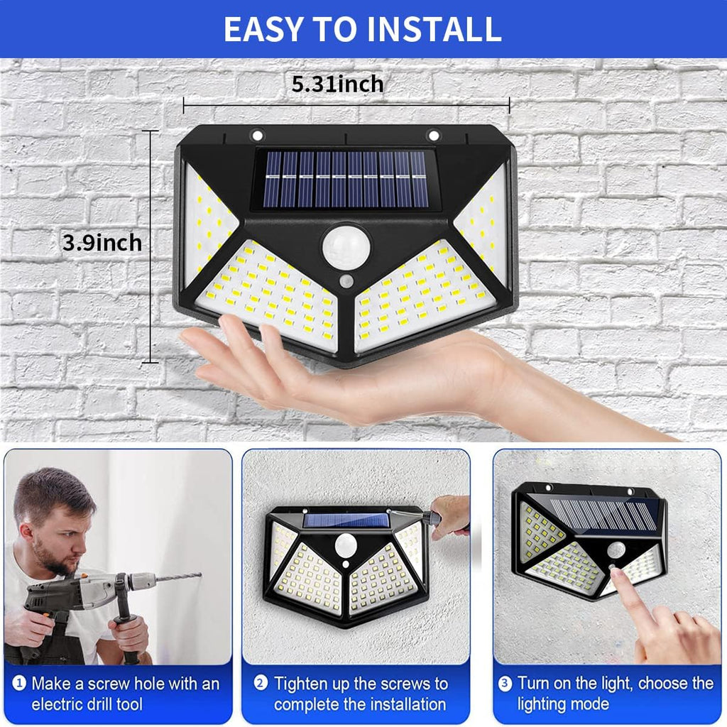 Motion Sensor Solar Outdoor Durable LED Light  - Solar Motion Sensor LED Light - Solar Motion Sensor LED Light
