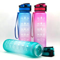 Motivational Water Bottle | Water Bottles 2 Litre Stainless Steel Drinking Bottle Gym Sipper - Motivational Water Bottle