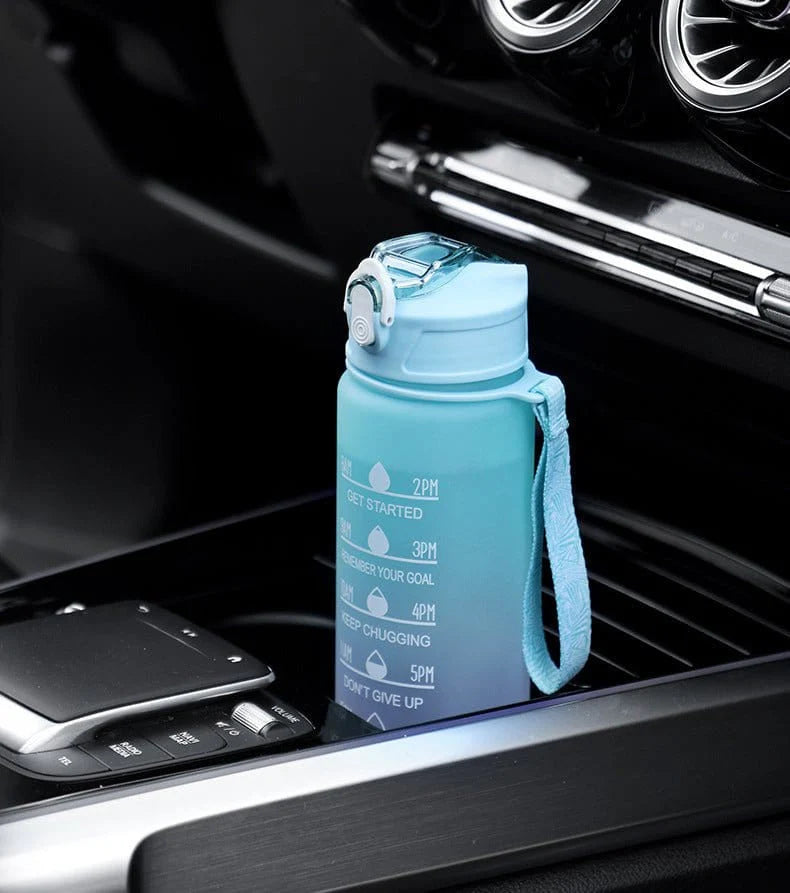 Motivational Water Bottle | Water Bottles 2 Litre Stainless Steel Drinking Bottle Gym Sipper - Motivational Water Bottle