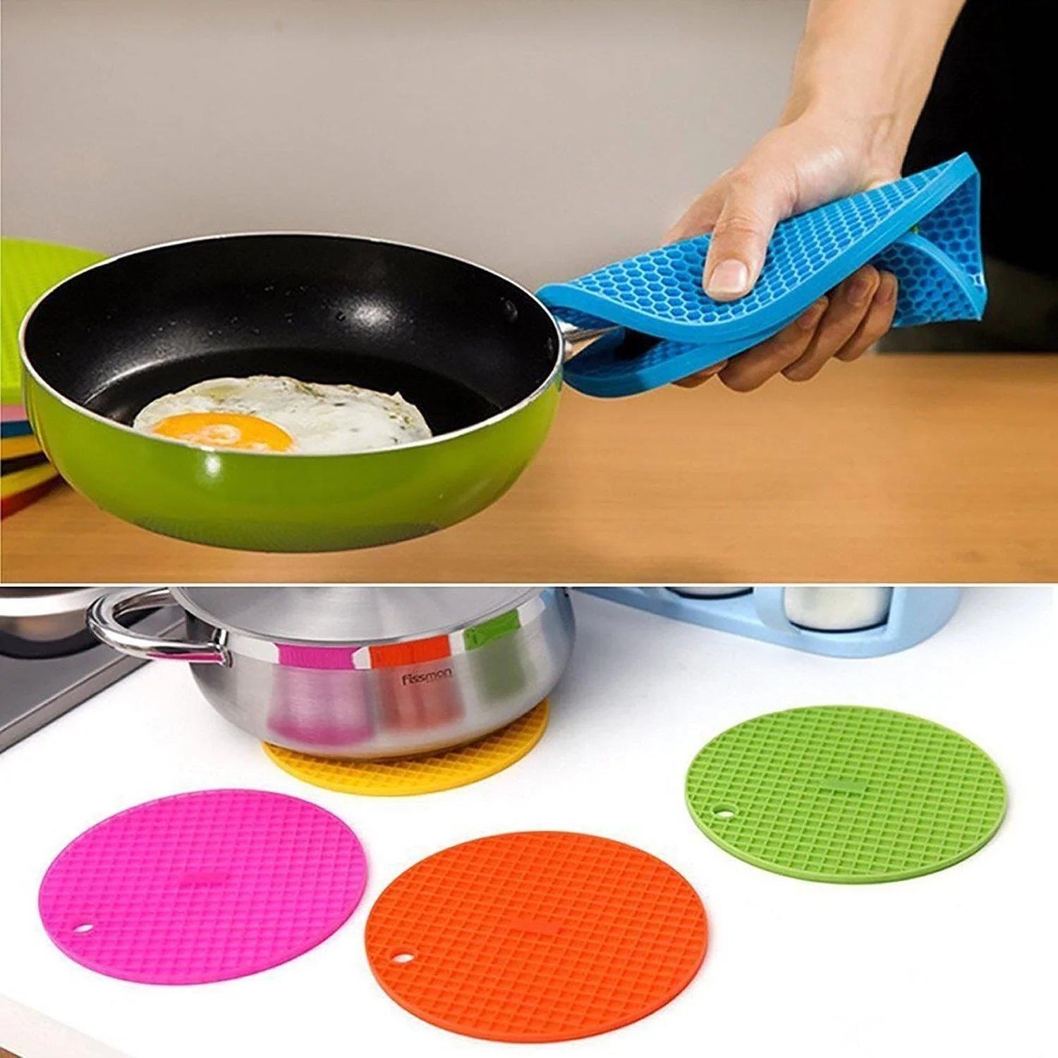 Multipurpose Silicone Reusable Mat (Pack of 4) - Multipurpose Silicone Reusable Mat (Pack of 4)