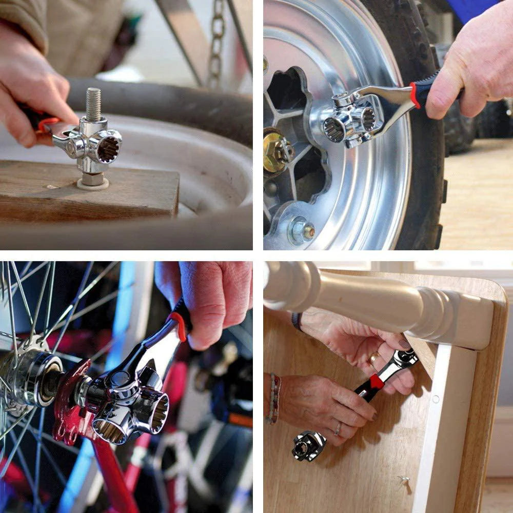 Multipurpose Wrench Tool Adjustable All in One Wrench 48 in 1 - 48-in-1 Universal Wrench - 48-in-1 Universal Wrench