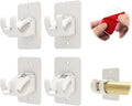 Nail-free Adjustable Rod Bracket Holders | Curtain Rod Holders Adjustable cUrtains Bracket Hand Rod - Pack of 6 - Nail-free Adjustable Rod Bracket Holders