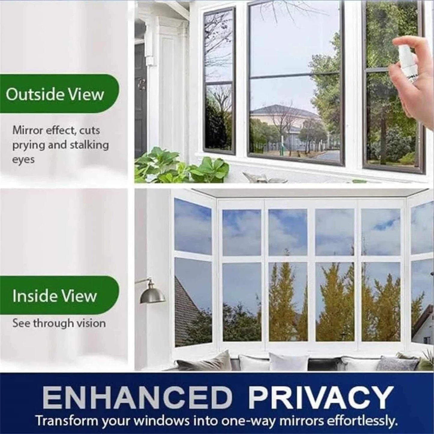 One Way Mirror Spray (Pack of 2)