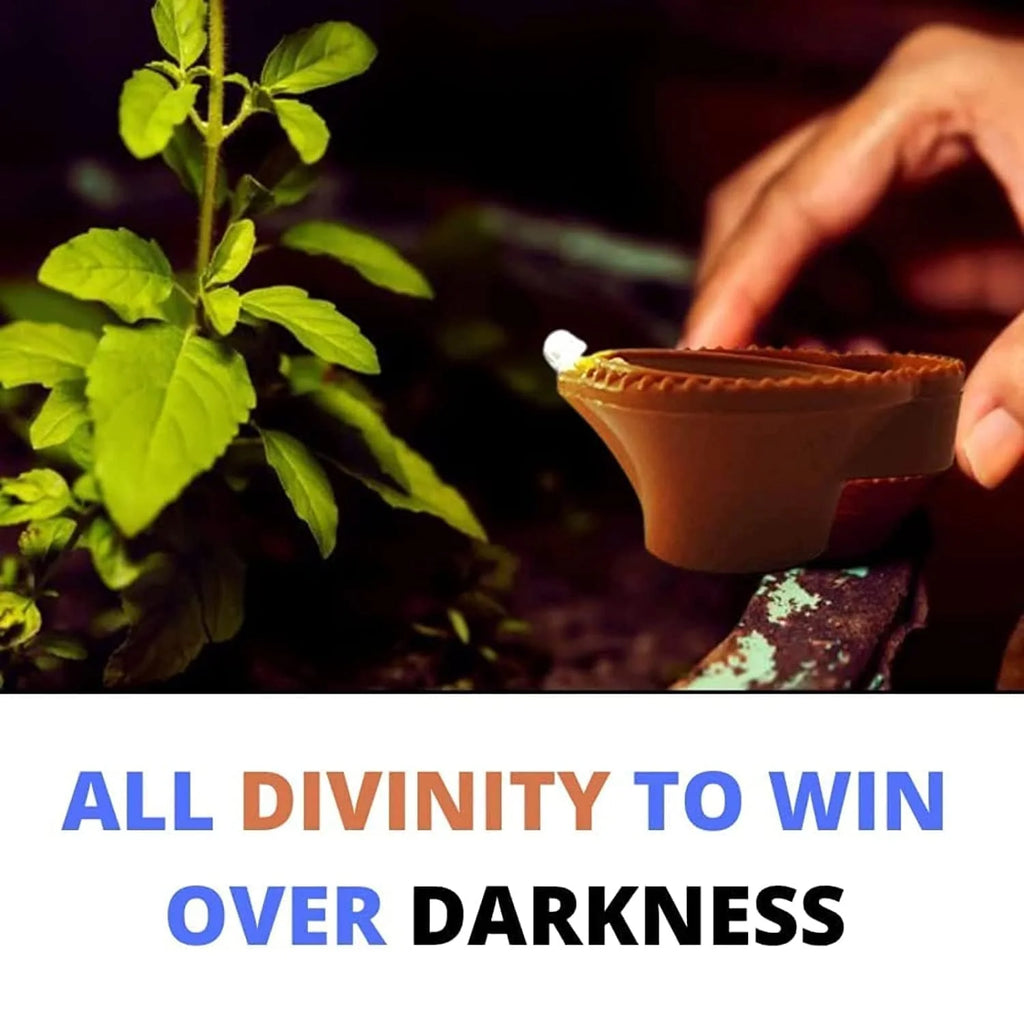 Pack of 1 - 6 Diya - LED Light Water Sensor Diyas