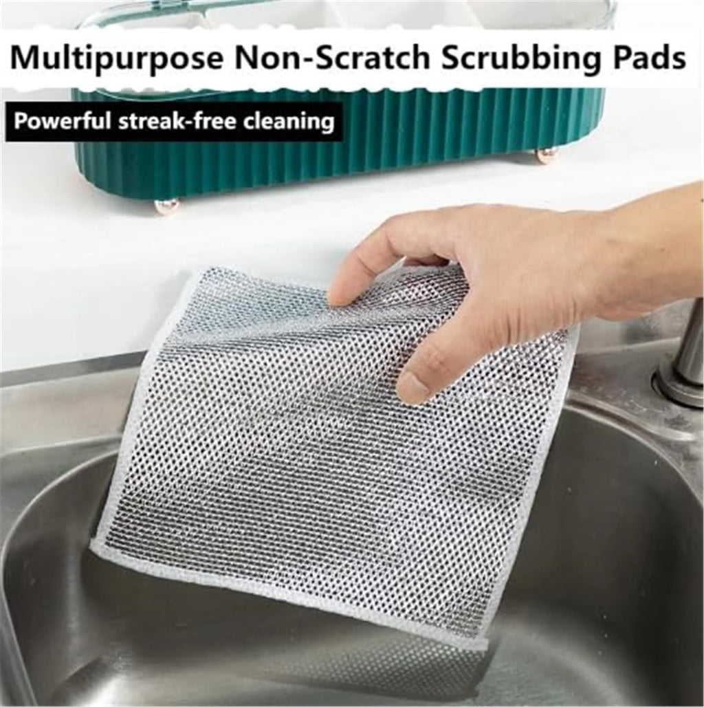 Pack of 10 - Multipurpose Wire Dishwashing Rags