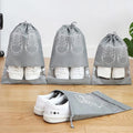 Pack of 5 Bags - Portable Travel Dust-Proof Shoe Bags