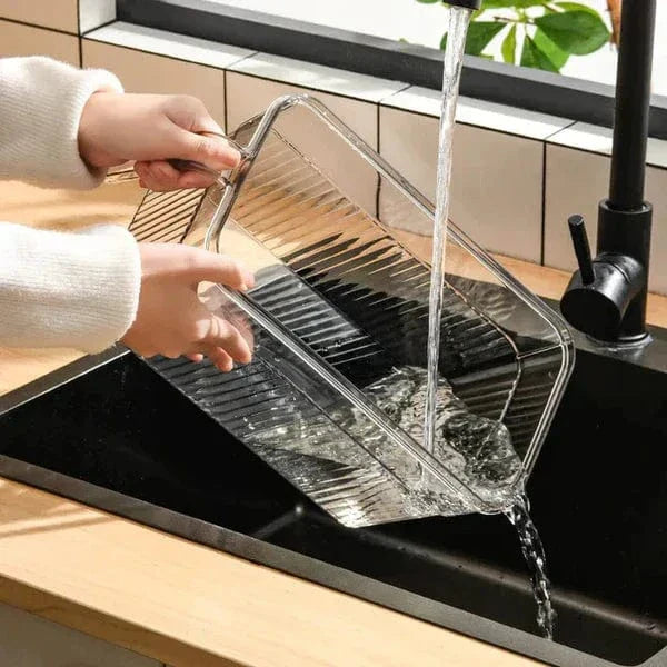 Pack of 6 kitchen storage baskets | Plastic Container Basket For Kitchen Storage Containers Food Storage - Pack of 6 - Pack of 6 - Unbreakable kitchen storage Basket. ✨look pretty in your refrigerator✨