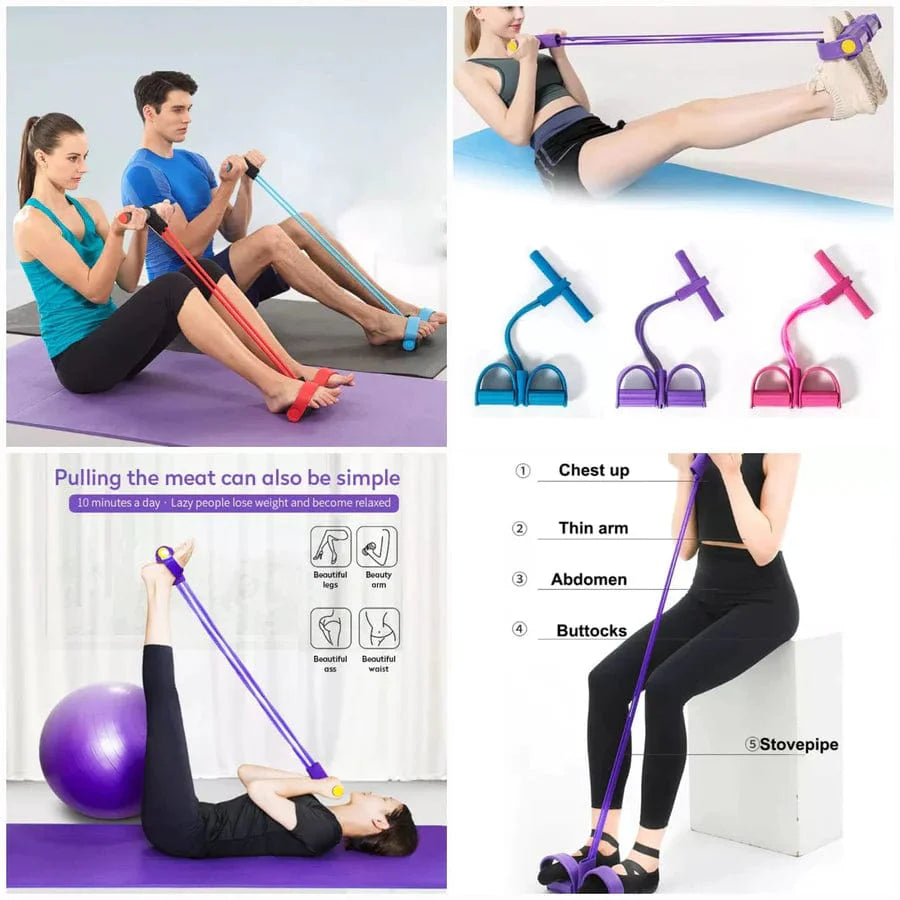 Pedal Puller Resistance Rope | Resistance Band Exercise Equipment For Home Fitness Bands - Pedal Puller Resistance Rope