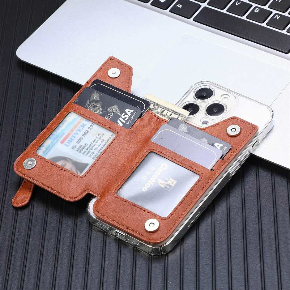 Phone Stand Card Holder Wallet For Credit Cards Phone Wallet - Multifunctional Phone Wallet Card Holder - Multifunctional Phone Wallet Card Holder
