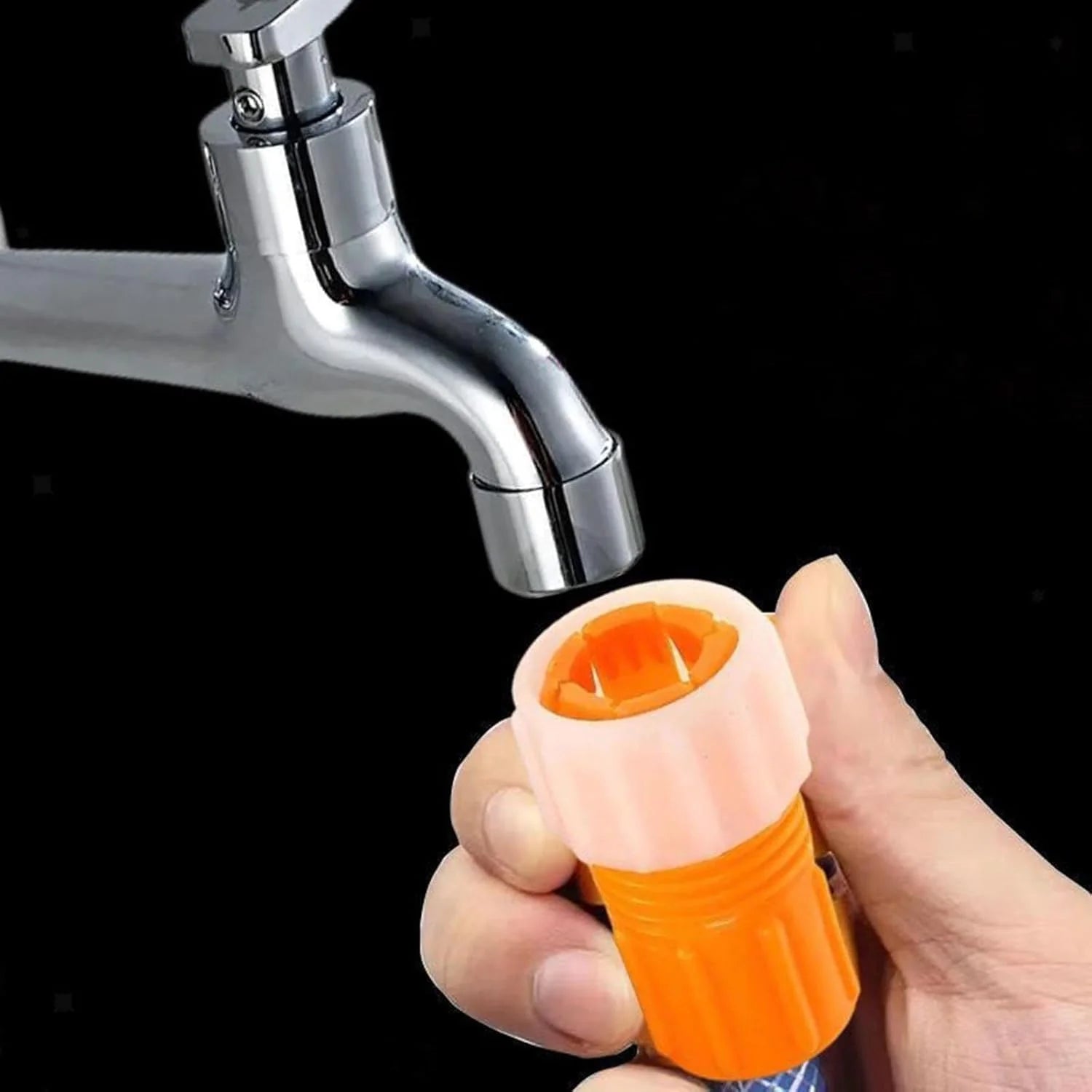 Pipe Connector (Pack of 2) | Hose Pipe Connector Water Garden Quick Connect Tap Plastic Pipe - Pipe Connector (Pack of 2)