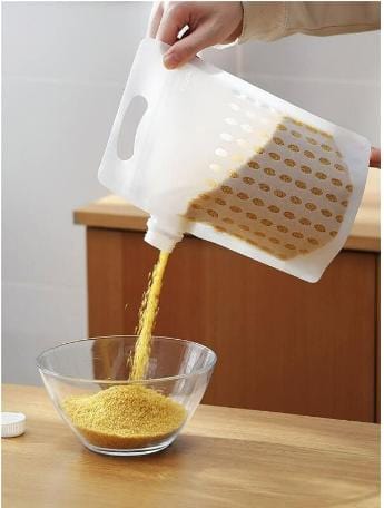 Plastic Bags Container Kitchen Storage Food Containers For Kitchen - Multigrain Storage Bags (5-Pack) - Multigrain Storage Bags (5-Pack)