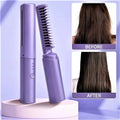 Portable Mini Hair Straightener | Hair Straightener Brush Comb Straightining Brush With Comb - Portable Mini Hot Hair Brush